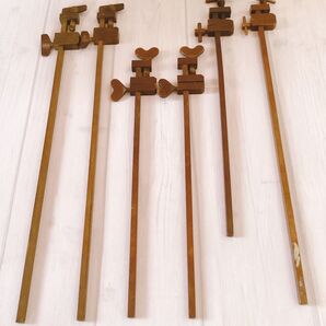 大工/DIY道具「サイズいろいろ ハタガネ 6本」 25-030