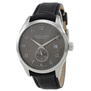 数量限定 新品 即納 ハミルトン 時計 メンズ 腕時計 ジャズマスター マエストロ 自動巻き グレー文字盤 レザー H42515785