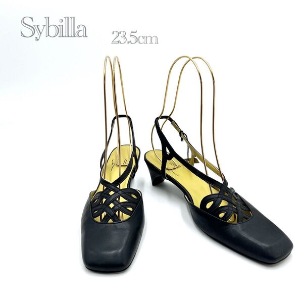 Sybilla★スクエアトゥパンプス 36 23.5cm 新品タグ付 未使用品
