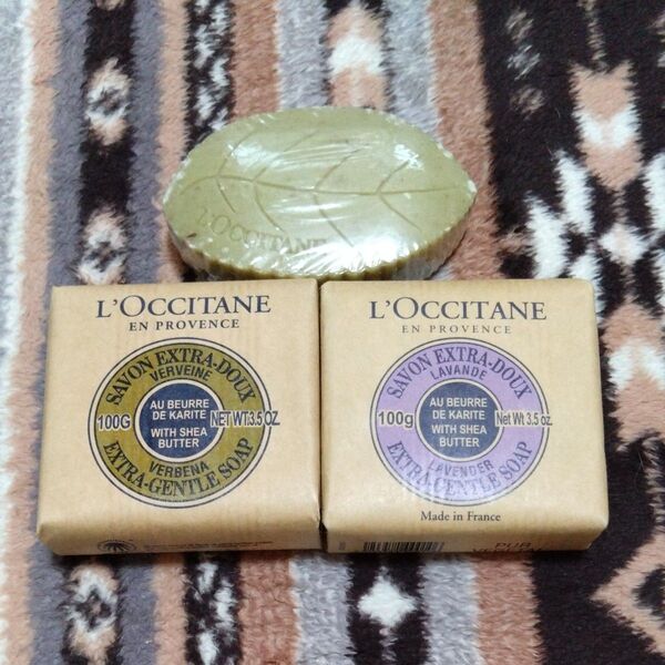 L'OCCITANE ロクシタンソープ ヴァーベナ、ラベンダー 、ヴァーベナリーフ