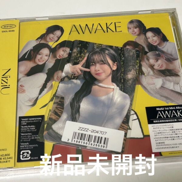 NiziU AWAKE ラキドロトレカ ミイヒ 挨拶会 未開封CD付き