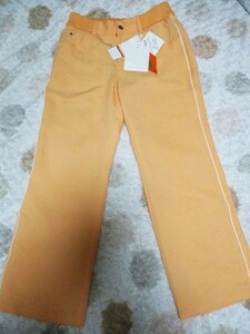 2.8 ten thousand jpy corresponding * cool catch * new goods * rental terupa Jack jersey pants s.toL orange Uni chika