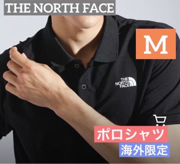 THE NORTHFACE ノースフェイス ポロシャツ ブラック Mサイズ 韓国