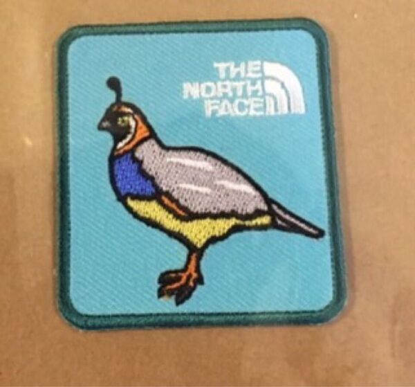 THE NORTHFACEノースフェイス アイロンワッペン 鳥 バード 刺繍