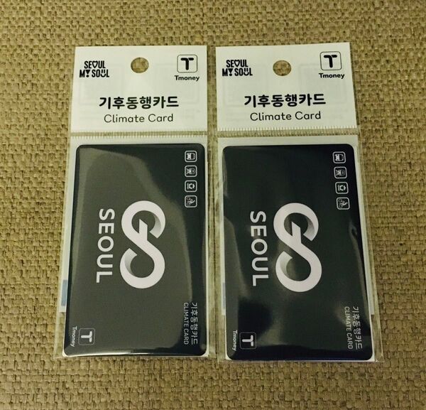 韓国 気候同行カード 2枚 限定