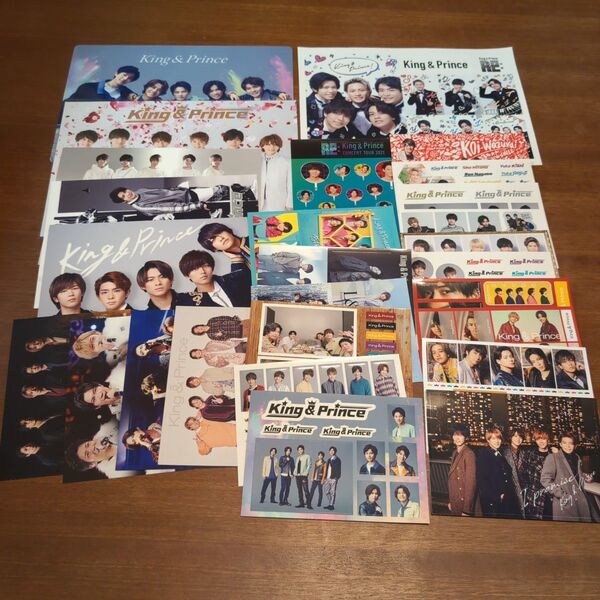 King&Prince★特典セット★フォトカード/ステッカー/シール/下敷セット★CD/DVD★購入特典