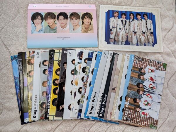 ●King&Prince★ファンクラブ会報誌1~24★フォトカード&フォルダー付き★CONCERT TOUR 2020 〜L&〜