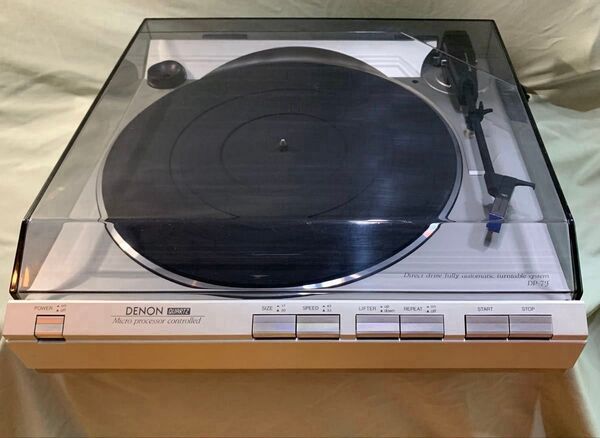 ◆DENON レコードプレーヤー DP-7F◆かなり美品です デノン オーディオ機器 フルオート ターンテーブル