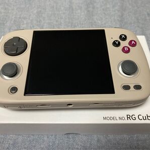 ANBERNIC RG Cube XX グレー MicroSDなし 中華ゲーム機 プラスチック箱割れ