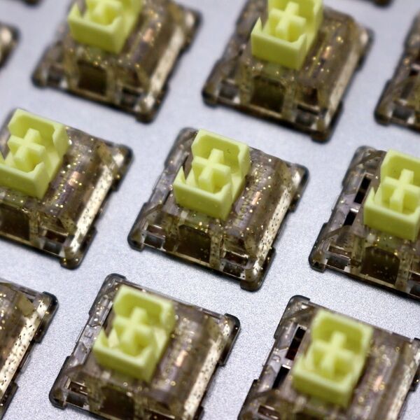 Keyfirst Bling Yellow リニア キースイッチ 76個