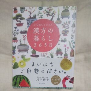 最終値下げ♪新品/未読品 心も体もととのう漢方の暮らし365日 川手鮎子/著
