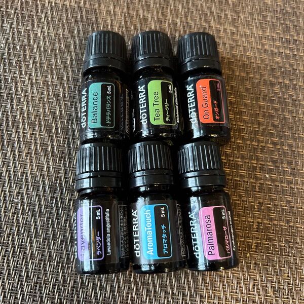ドテラ人気精油6本お試しセット 未開封品 5㍉ エッセンシャルオイル doTERRA
