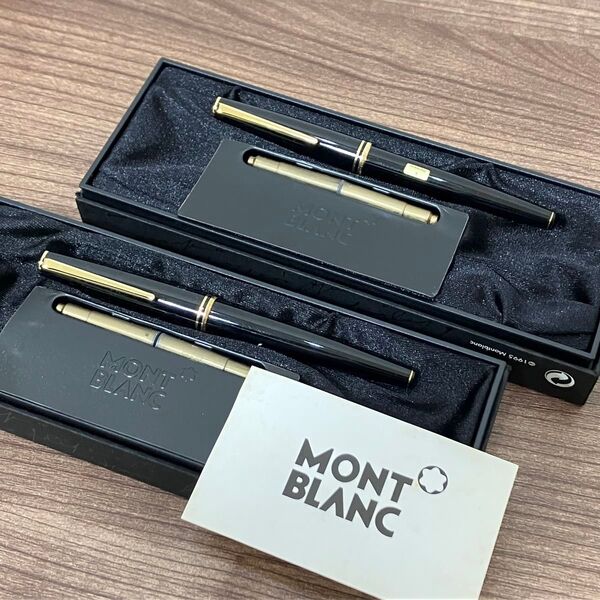 【未使用】MONTBLANC 14K 14金 585 クラシック 万年筆 2個セット モンブラン 筆記具 文房具 ペン
