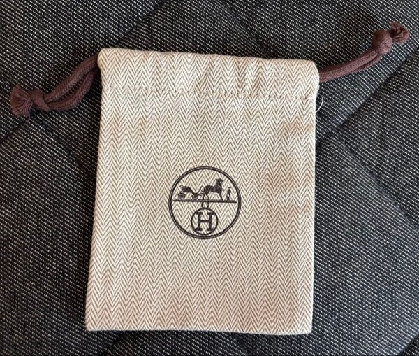 HERMES エルメス 巾着袋 布袋 保存袋 小物入れ 13×10