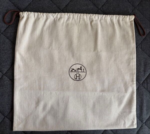 HERMES エルメス 巾着袋 布袋 保存袋 バッグ用 44×46 ③