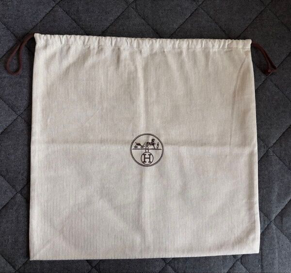 HERMES エルメス 巾着袋 布袋 保存袋 バッグ用 45×46 ⑤