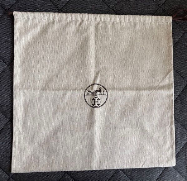 HERMES エルメス 巾着袋 布袋 保存袋 バッグ用 44×46 ⑥