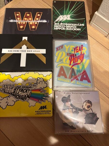 AAA CD、DVD、Blu-ray 6点セット まとめ売り