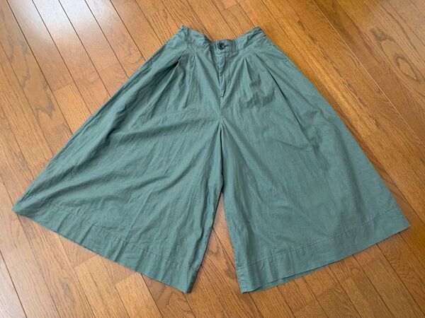 ユニクロ UNIQLO リネンコットンワイドパンツ S