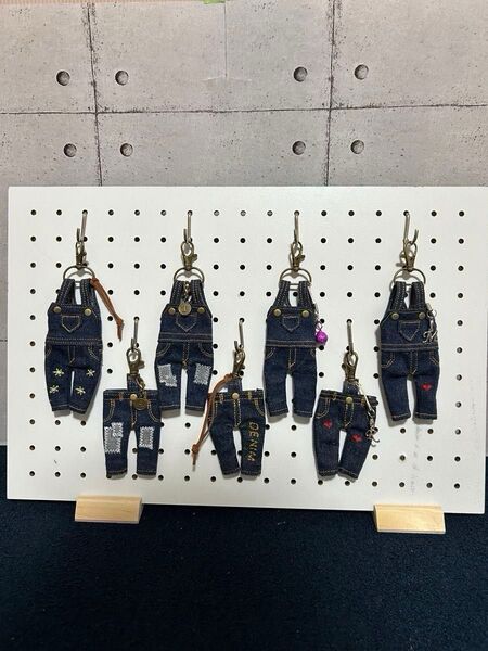 デニムリメイク キーホルダー デニムキーホルダー デニムチャーム チャーム