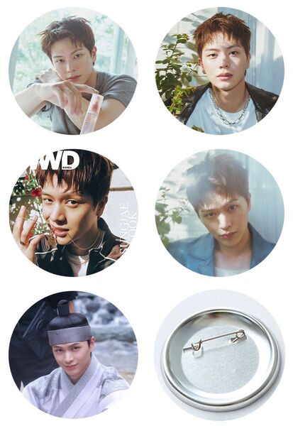 BTOB ユクソンジェ 缶バッジ 5点 1500円 ピンバッジ 韓国グッズ 鬼宮