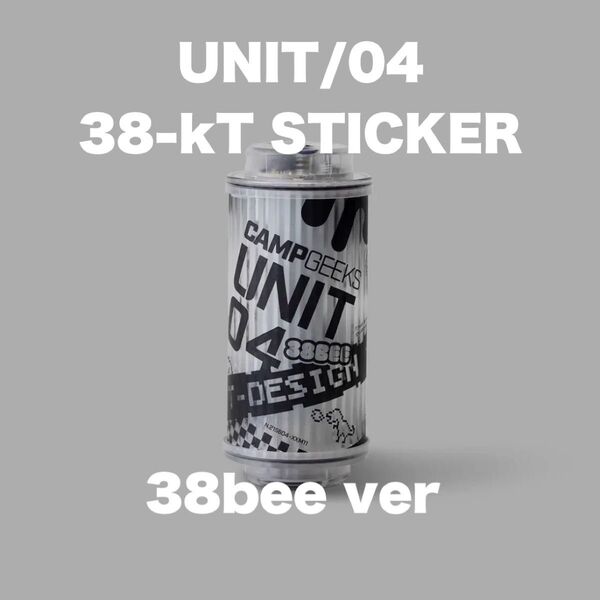 UNIT/04 38-kT DRESS UP STICKER 38BEE VER. 38灯 MIYABI