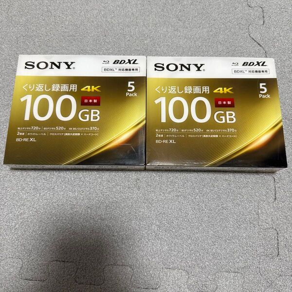 SONY 5BNE3VEPS2 BD-RE 100GB 2セット