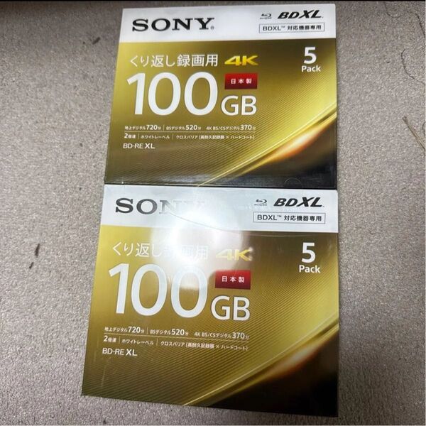 SONY 5BNE3VEPS2 BD-RE 100GB 2セット