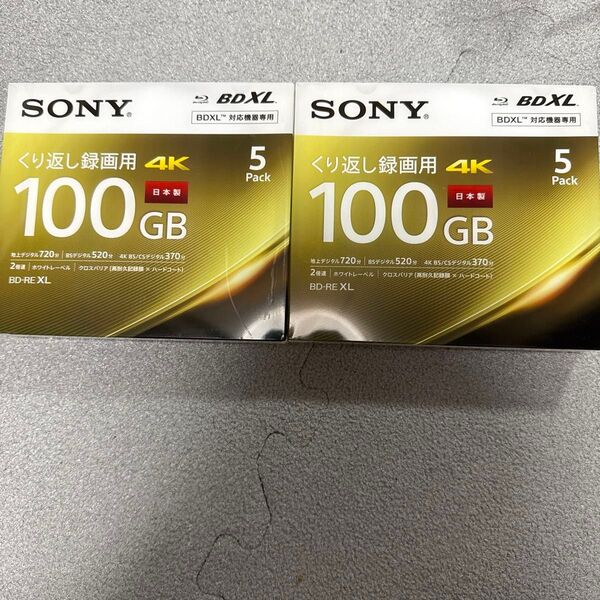 SONY 5BNE3VEPS2 BD-RE 100GB 10枚 2セット ゆうパケットプラス