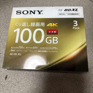 SONY 3BNE3VEPS2 BD-RE XL 100GB 3枚