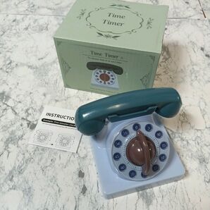 【未使用】Time Timer レトロな電話型キッチンタイマー ブルー