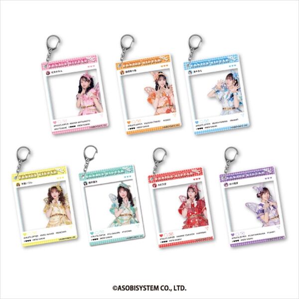 【全7種セット】FRUITSZIPPER アクリルキーホルダー GiGO限定