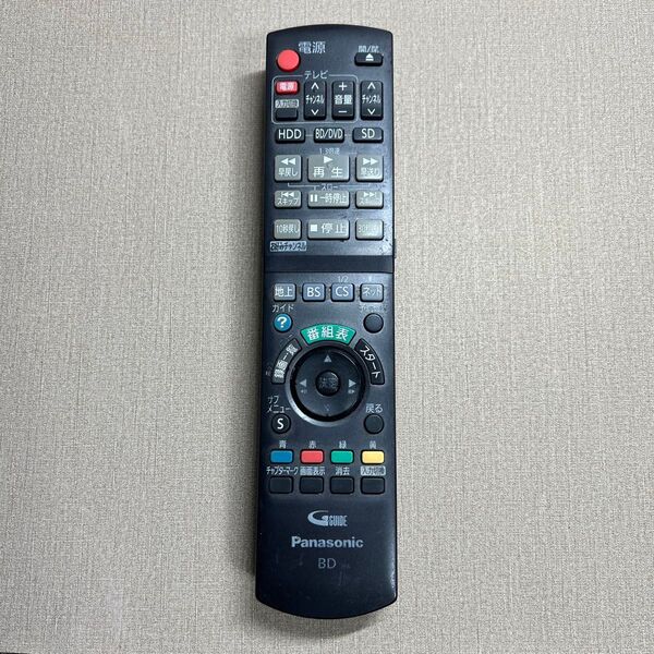 パナソニックBDテレビリモコンN2QAYB000648