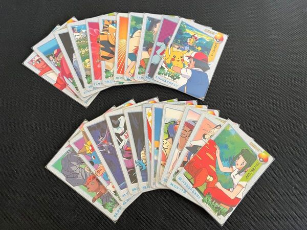 バンダイ 1998 ポケモンカードダス アニメコレクション 22枚セット