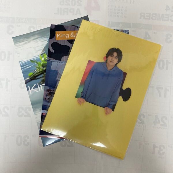 king&prince キンプリ ピース クリアファイル クリアポスター