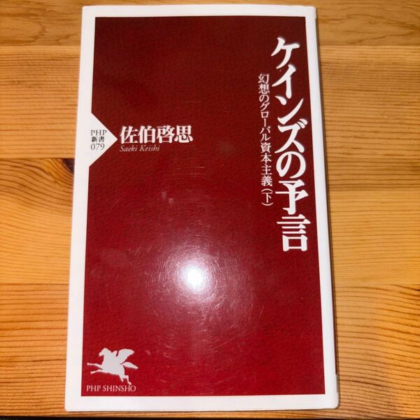 ケインズの予言 (PHP新書 079 幻想のグローバル資本主義 下) 佐伯啓思/著