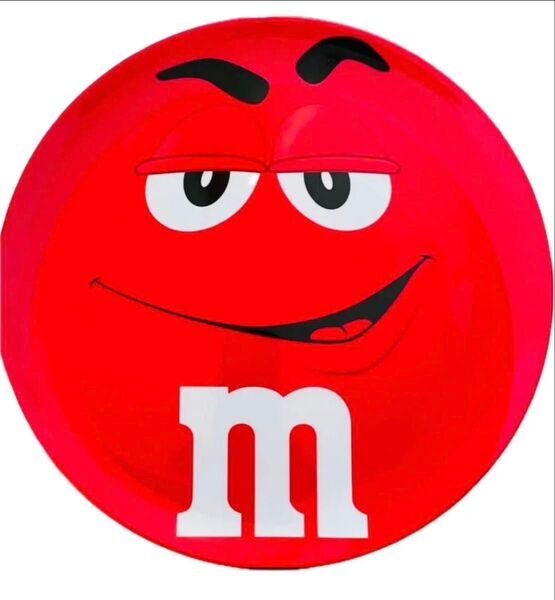 M&M'S エムアンドエムズ・レッドプレート 皿 赤