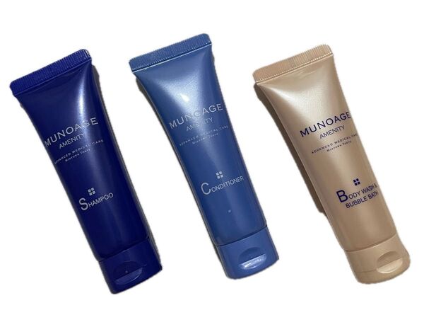 MUNOAGE 旅行用シャンプーセット 30ml エクシブ ホテル アメニティ