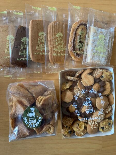 老舗洋菓子店マッターホーン ミックスクッキー&フィーユドシュー&サブレ6枚