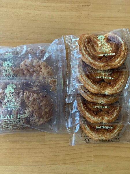 老舗洋菓子店マッターホーン パルミエパイ5枚&訳ありリーフパイ5枚