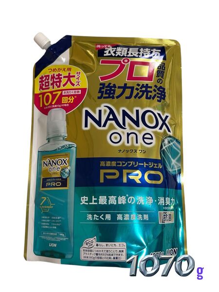 NANOX oeeナノックス ワン 高濃度コンプリートジェル PRO つめかえ用 超特大サイズ 107回分