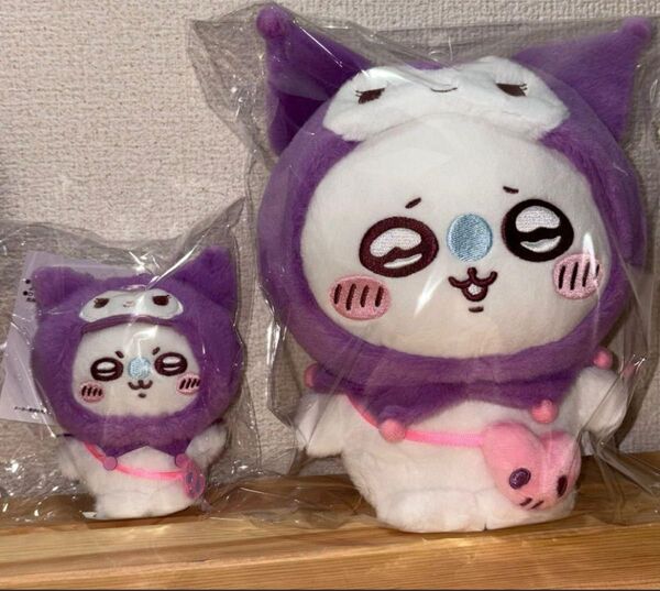 ちいかわ サンリオ モモンガ クロミ コラボ ぬいぐるみ マスコット 2点セット