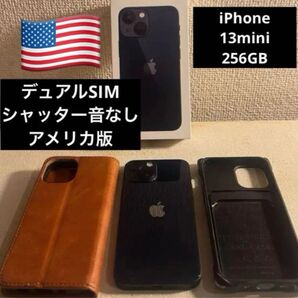 シャッター音無iphone 13mini 256GB 米版 eSim可 SIMフリー Apple