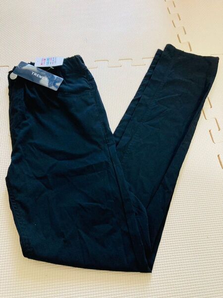 【ロングパンツ 170】長ズボン 黒色パンツ キッズ