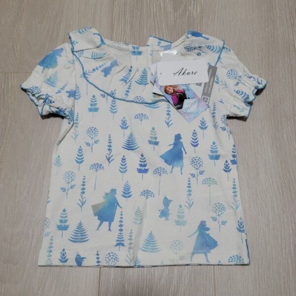 【新品】Disney FROZEN アナと雪の女王 Tシャツ 半袖 90㎝ キッズ 女の子 エルサ