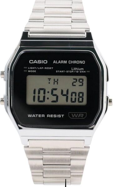 【新品未使用】CASIO デジタル ウォッチ シルバーA158WEA-1JF カシオ 腕時計