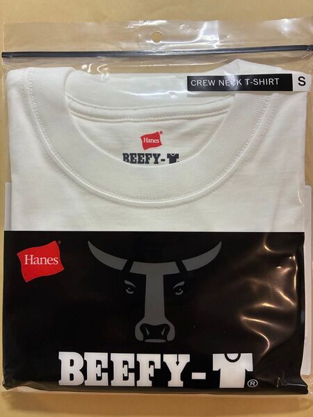 【ヘインズ】ビーフィー Tシャツ BEEFY Sサイズ ホワイト 半袖 男女兼用