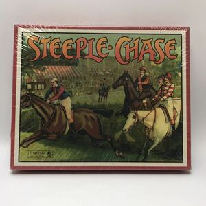 【新品・未開封】STEEPLE ・ CHASE ボードゲーム 競馬 スゴロク 双六 キーストーン 1900年代 復刻 レトロ レア