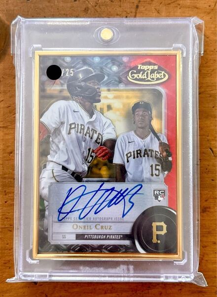 2022 Topps Gold Label Oneil Cruz Auto RC Red #‘d/25