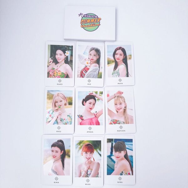 (新品)NiziU フォトカードセット NiziU's SUMMER vacation